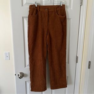 Wide-leg Corduroy Trousers